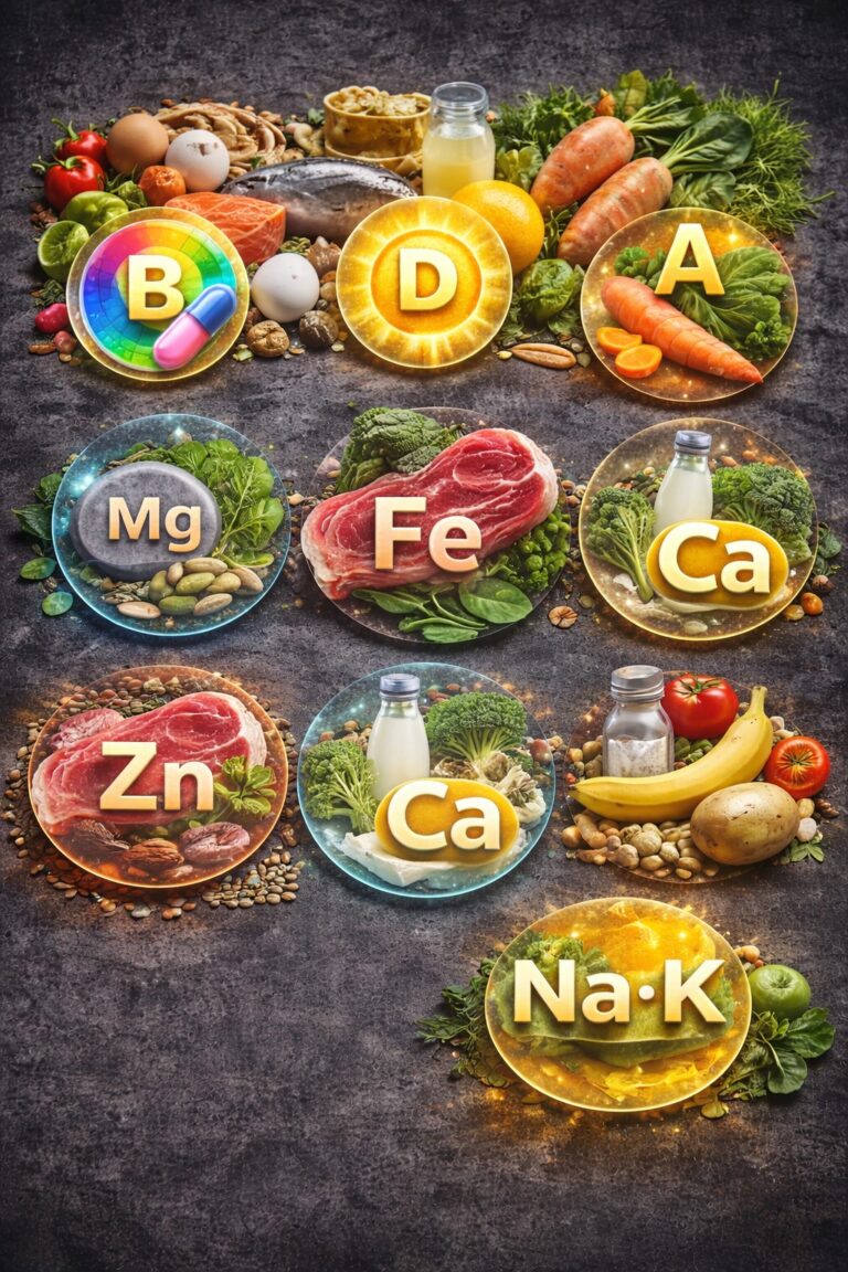 Hvilke vitaminer og mineraler er viktigst for kroppen?