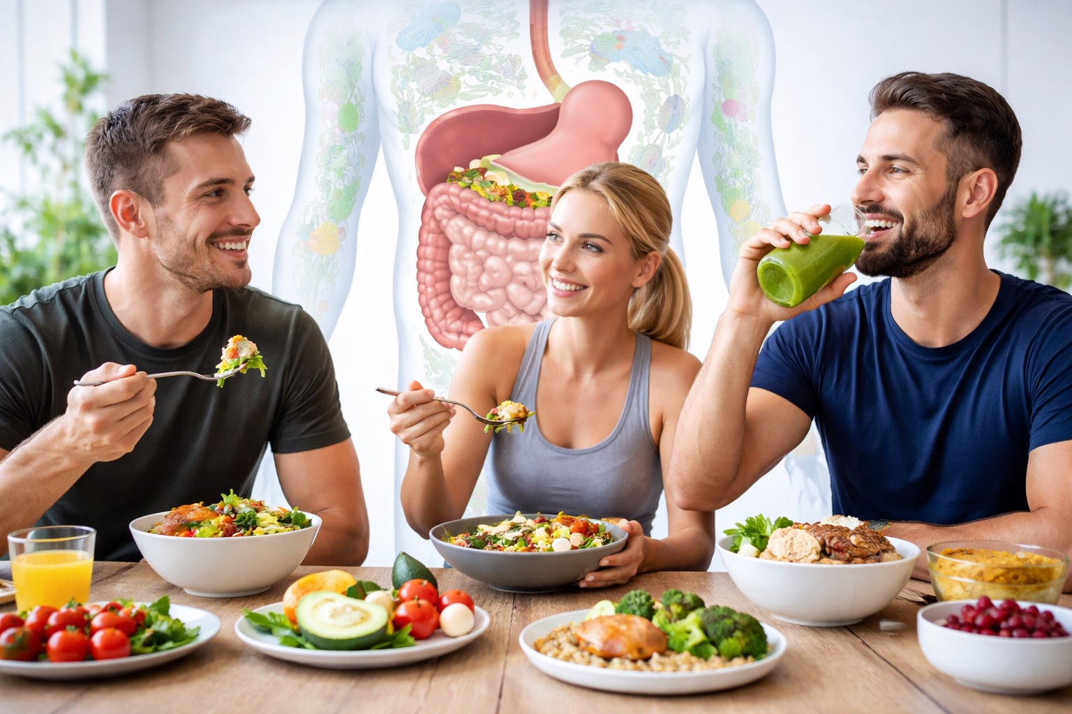 Når begynner maten å virke