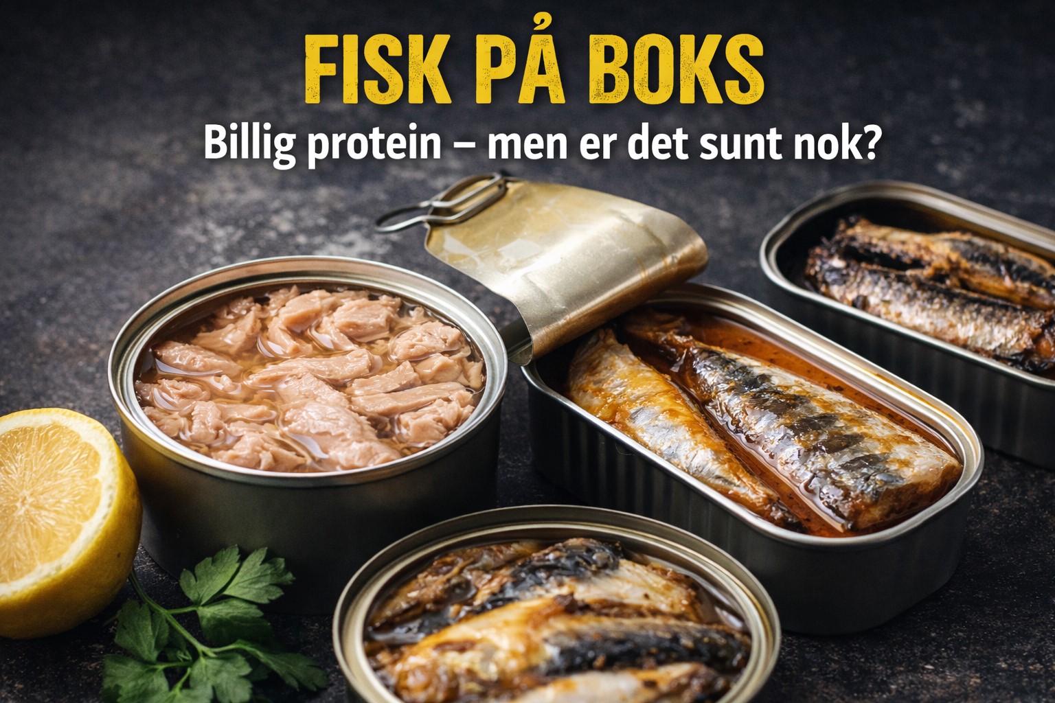 Fisk på boks sunt eller ikke