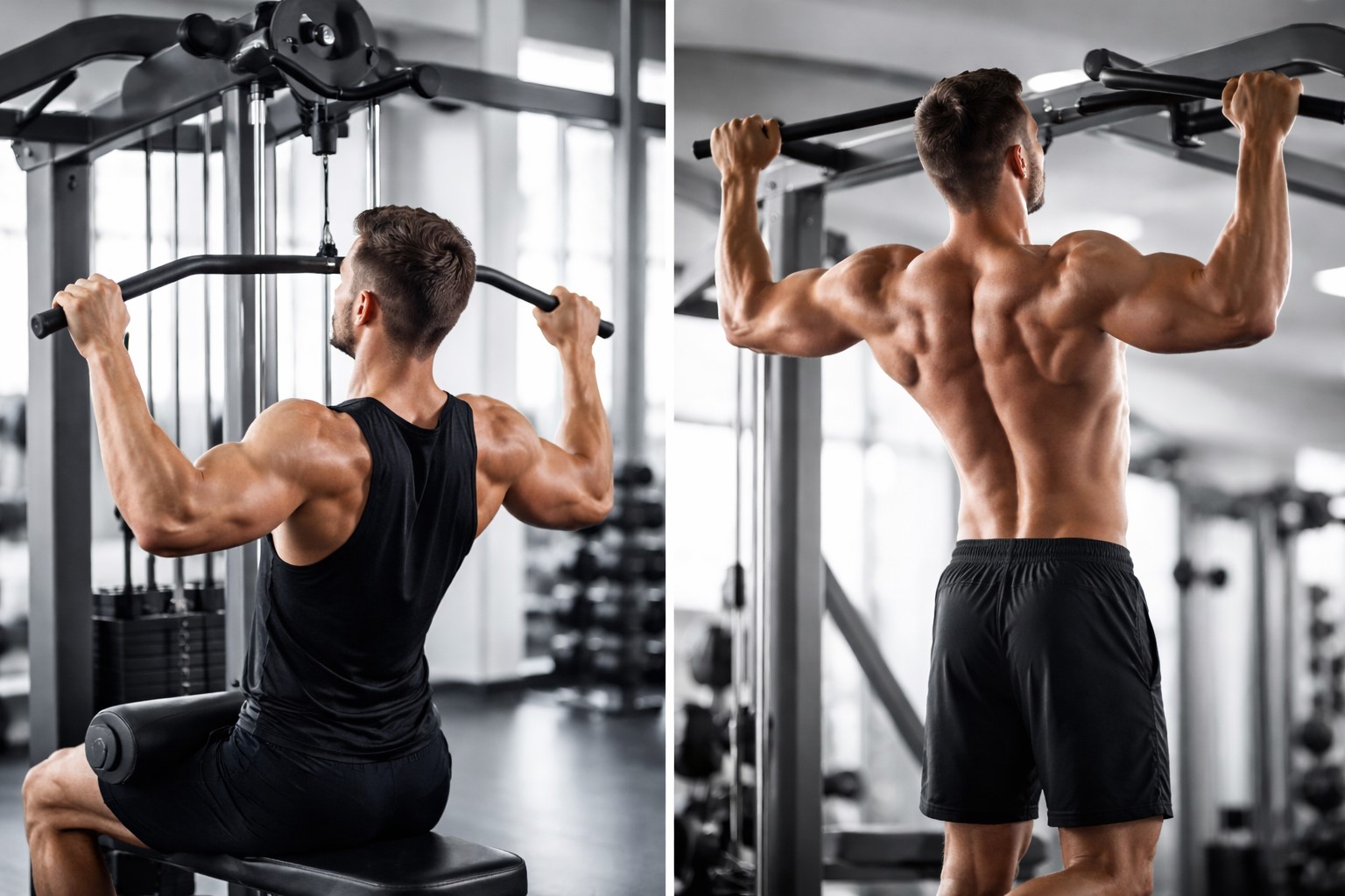 Nedtrekk vs pull-ups for ryggbredde