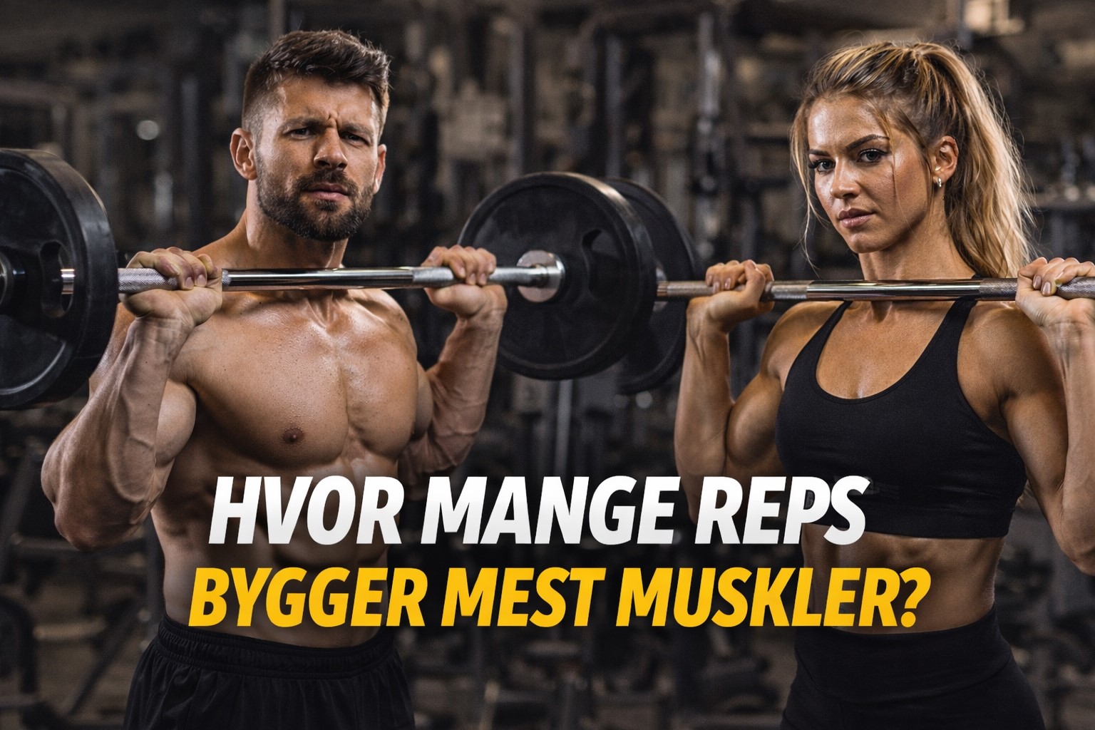 hvor mange reps bygger mest muskler