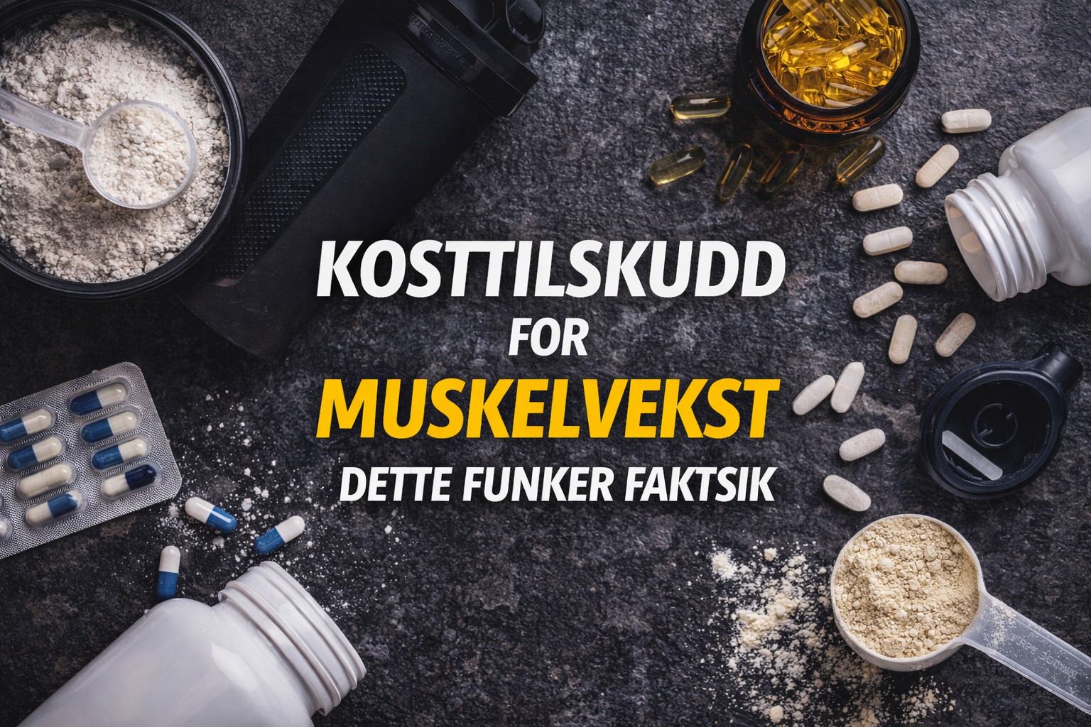 kosttilskudd for muskelvekst