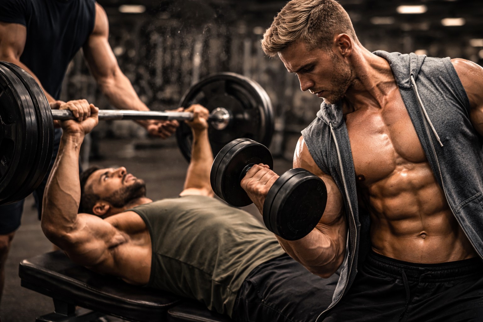 muskelkontakt vs tunge vekter