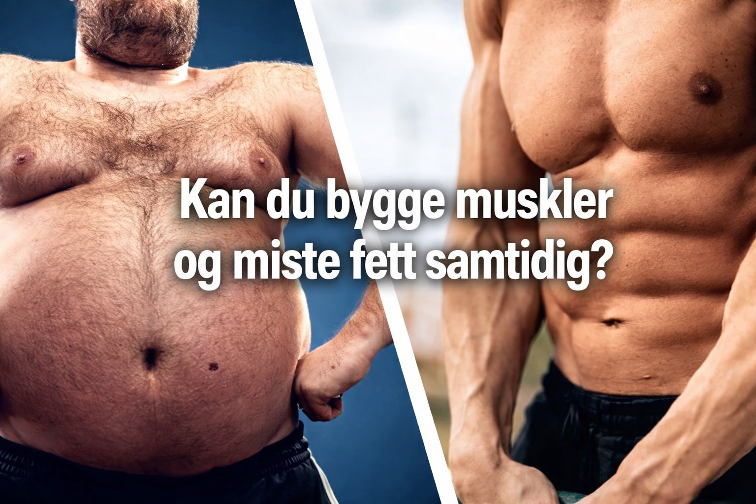 bygge muskler og miste fett samtidig