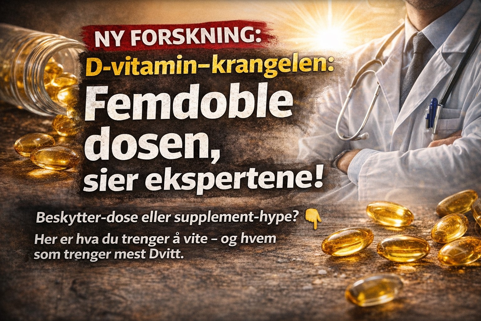 hvor mye D-vitamin trenger vi