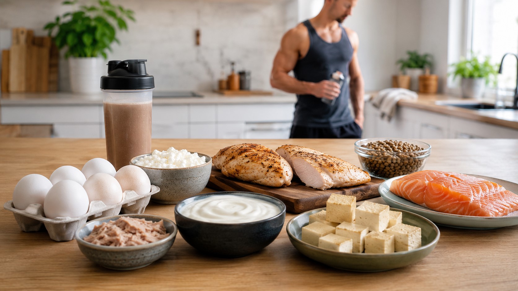Proteinrik mat