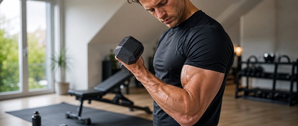 større biceps med manual