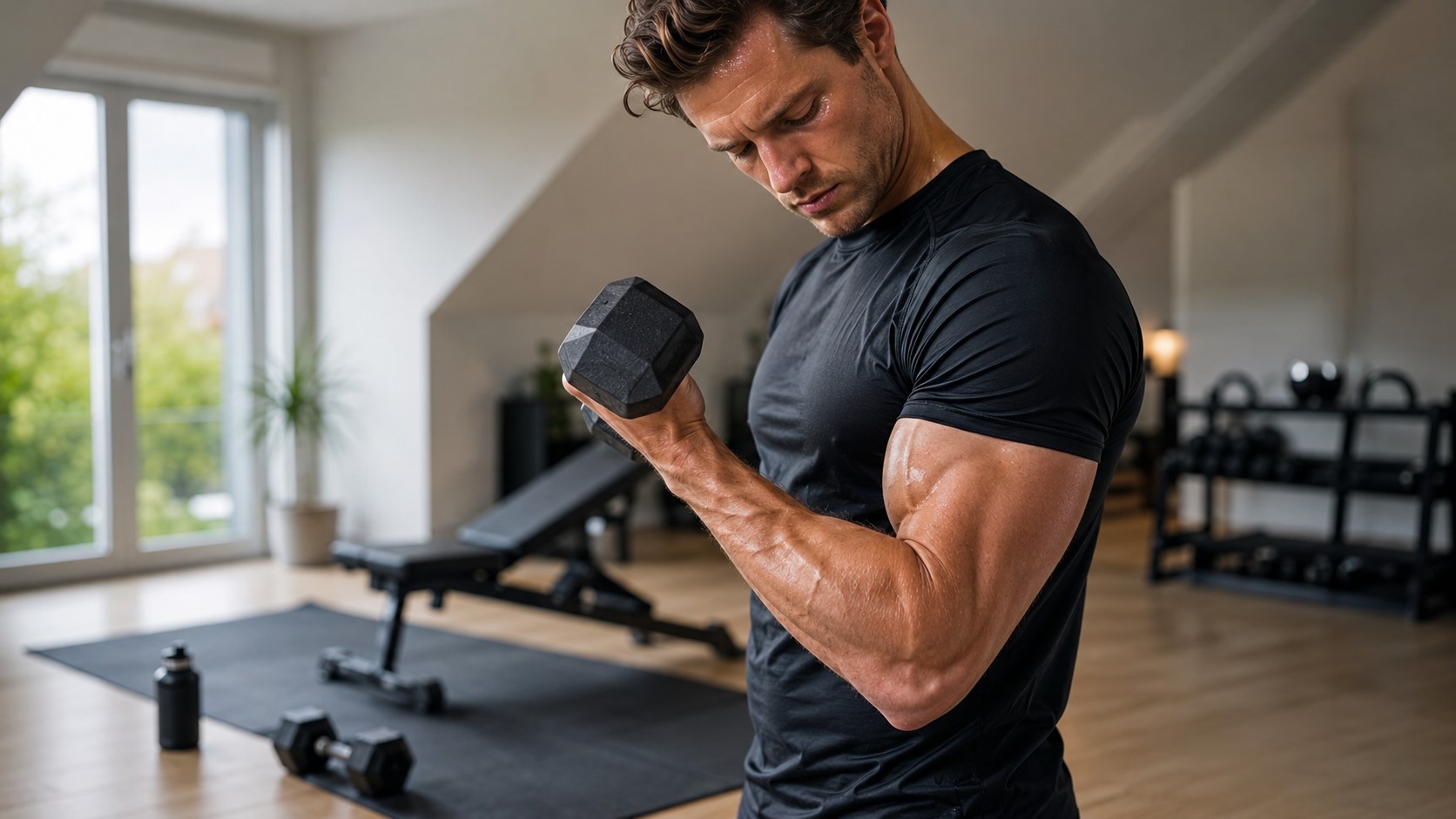 større biceps med manual